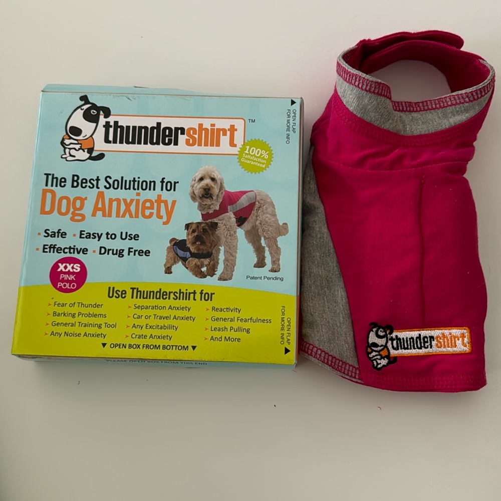 Thunder Shirt XXS Pink NWOT